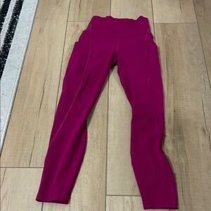 Hot pink High-Waist Active Lulu  Leggings